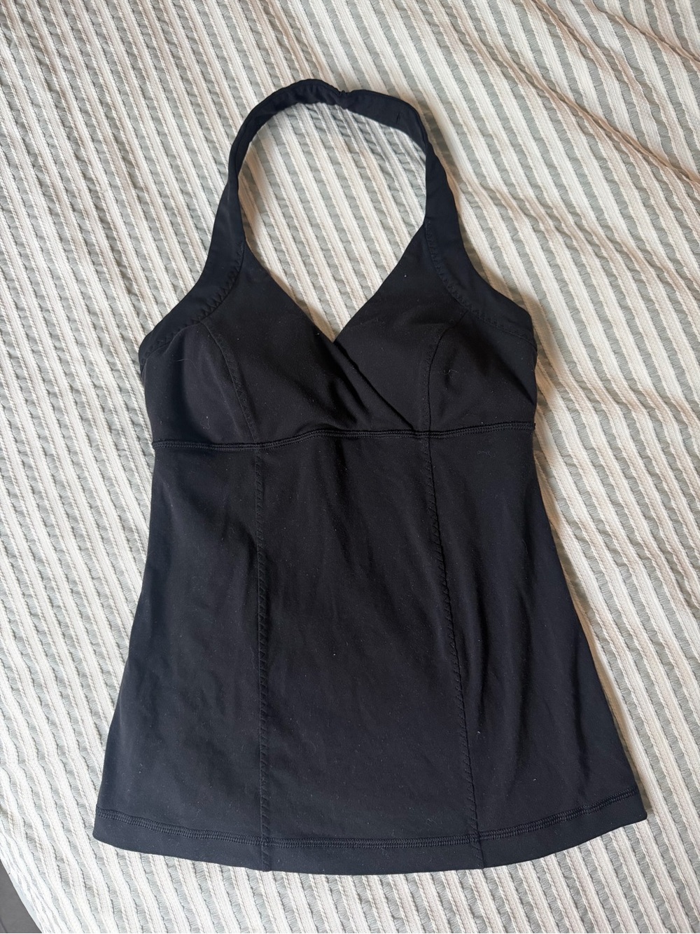 lululemon athletica Black Halter Tank Top